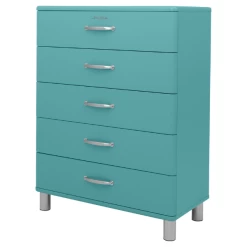 Ladekast Malibu 111,5 Cm Met 5 Lades - Laguneblauw