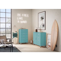 Ladekast Malibu 111,5 Cm Met 5 Lades - Laguneblauw 13 Ladekast Malibu 111,5 Cm Met 5 Lades - Laguneblauw -Collectie Woonkamermeubels Ontwerp zonder titel 14 6a92