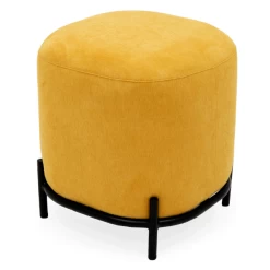 Poef Larry - Geel -Collectie Woonkamermeubels Ontwerp zonder titel 15 6c25