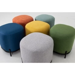 Poef Larry - Blauw -Collectie Woonkamermeubels Ontwerp zonder titel 16 b384