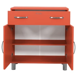 Bijzetkastje Malibu 2 Deuren 1 Lade - Rood 21 Bijzetkastje Malibu 2 Deuren 1 Lade - Rood -Collectie Woonkamermeubels Ontwerp zonder titel 16 fdb9