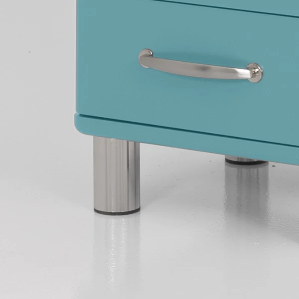 Ladekast Malibu 111,5 Cm Met 5 Lades - Laguneblauw 2 Ladekast Malibu 111,5 Cm Met 5 Lades - Laguneblauw - Afbeelding 2