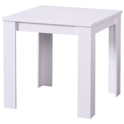 Eettafel Branco Vierkant 80x80cm - Hoogglans Wit -Collectie Woonkamermeubels Ontwerp zonder titel 39 122a