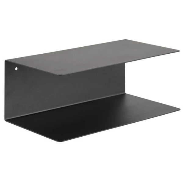 Wandplank Jolie 2 Legplanken - Zwart 1 Wandplank Jolie 2 Legplanken - Zwart
