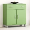 Bijzetkastje Malibu 2 Deuren 1 Lade - Groen