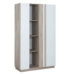 Vitrinekast Gaston 2 Deuren - Lichte Kronberg Eik/wit