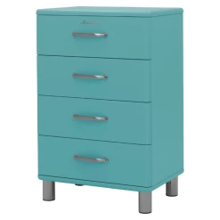 Ladekast Malibu 92 Cm Met 4 Lades - Laguneblauw -Collectie Woonkamermeubels Ontwerp zonder titel 49 64c2