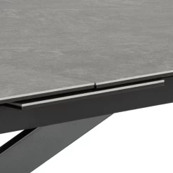 Irwine Rechthoekige Eettafel - Zwart Keramisch Blad, Kruisvoet 9 Irwine Rechthoekige Eettafel - Zwart Keramisch Blad, Kruisvoet -Collectie Woonkamermeubels Ontwerp zonder titel 49 d069