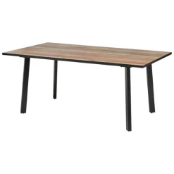 Eettafel Ivaro 180x100cm - Bruin/zwart -Collectie Woonkamermeubels Ontwerp zonder titel 4 59a2