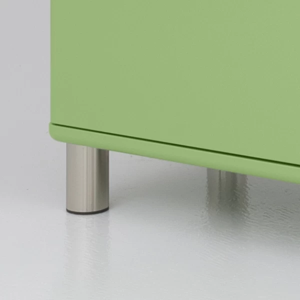 Bijzetkastje Malibu 2 Deuren 1 Lade - Groen 5 Bijzetkastje Malibu 2 Deuren 1 Lade - Groen - Afbeelding 5