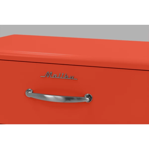 Ladekast Malibu 111,5 Cm Met 6 Lades - Rood 4 Ladekast Malibu 111,5 Cm Met 6 Lades - Rood - Afbeelding 4