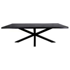 Eettafel Davor 220x100cm - Zwart