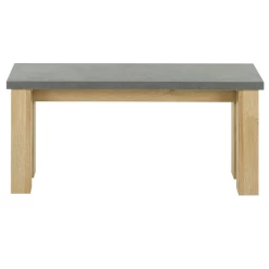 Eetkamerbank Louane 110x30cm - Eik/beton 8 Eetkamerbank Louane 110x30cm - Eik/beton -Collectie Woonkamermeubels Ontwerp zonder titel 65 09ee