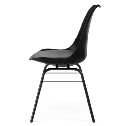 Kuipstoel Brett - Zwart -Collectie Woonkamermeubels Ontwerp zonder titel 6 651b