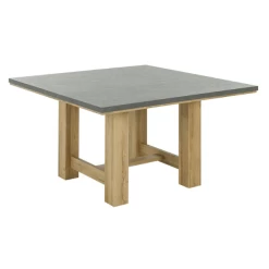 Eettafel Louane 140x140cm - Eik/beton 7 Eettafel Louane 140x140cm - Eik/beton -Collectie Woonkamermeubels Ontwerp zonder titel 73 8254