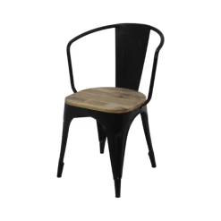 Industriรซle Cafรฉstoel Tap - Mangohout / Ijzer