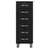 Ladekast Malibu 111,5 Cm Met 6 Lades - Zwart