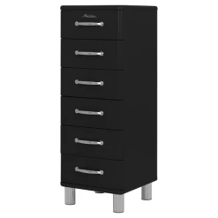 Ladekast Malibu 111,5 Cm Met 6 Lades - Zwart -Collectie Woonkamermeubels Ontwerp zonder titel 79 b261