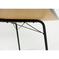 Eettafel Flow 90x90 Cm - Eik/zwart 13 Eettafel Flow 90x90 Cm - Eik/zwart -Collectie Woonkamermeubels Ontwerp zonder titel 88 5be1