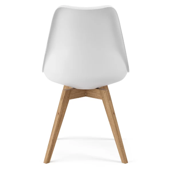 Kuipstoel Blair - Eik/grijs/wit 2 Kuipstoel Blair - Eik/grijs/wit - Afbeelding 2