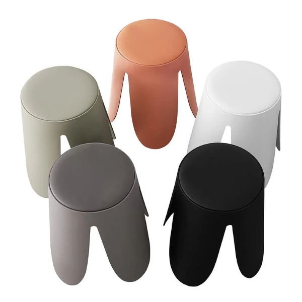 Witte Astin Kruk | PP Poten En PU Zitting | 46 X 30 X 30 Cm 3 Witte Astin Kruk | PP Poten En PU Zitting | 46 X 30 X 30 Cm - Afbeelding 3