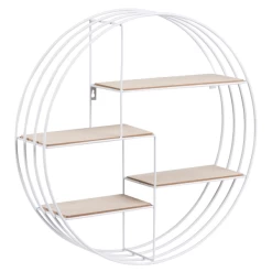 Wandrek Bas Ø45cm - Wit