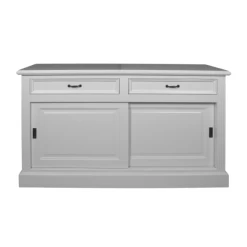 Dressoir Provence 150cm Met 2 Deuren & 2 Lades - Wit