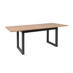 Verlengbare Eettafel Damon 160/200x90 - Artisan Eik/antraciet