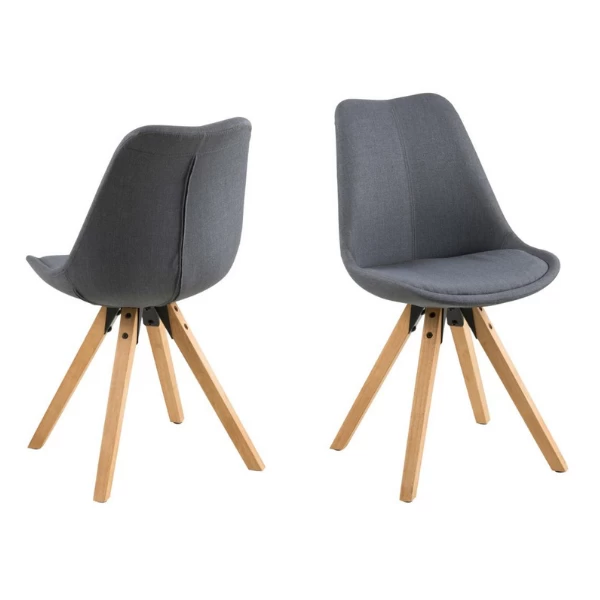 Eetkamerstoel Dimar - Donkergrijs 10 Eetkamerstoel Dimar - Donkergrijs - Afbeelding 10