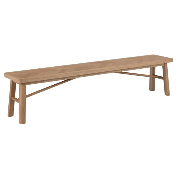 Eetkamerbank Gaelle 200cm - Eik 12 Eetkamerbank Gaelle 200cm - Eik - Afbeelding 12