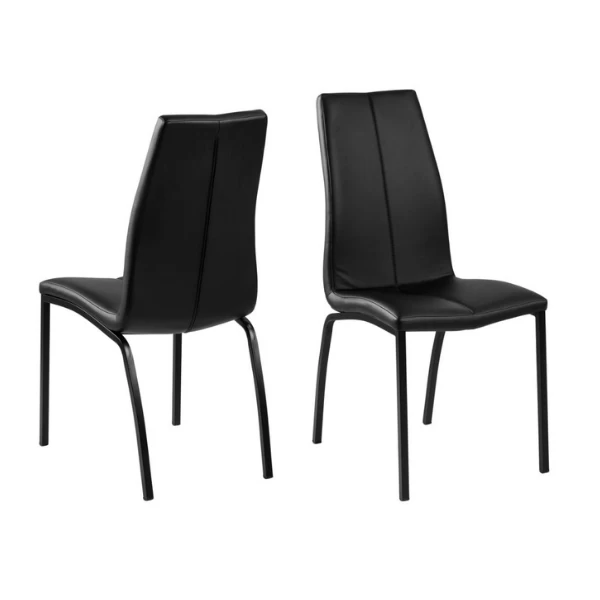 Eetkamerstoel Adama - Zwart 11 Eetkamerstoel Adama - Zwart - Afbeelding 11