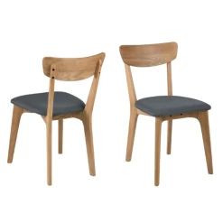 Eetkamerstoel Tory - Eik/grijs -Collectie Woonkamermeubels Ontwerp zonder titel 2021 12 21T141203.122 de27