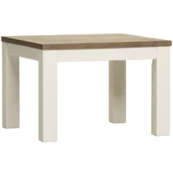 Bijzettafel Carzo 65x65cm - Havanna Eiken Decor/wit