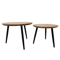 Salontafels Luzern Set Van 2 Acaciahout - Naturel/zwart -Collectie Woonkamermeubels Ontwerp zonder titel 2022 01 31T113742.560 9fea