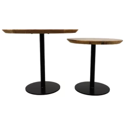 Bijzettafels Luzern Set Van 2 Acaciahout - Naturel/zwart 9 Bijzettafels Luzern Set Van 2 Acaciahout - Naturel/zwart -Collectie Woonkamermeubels Ontwerp zonder titel 2022 01 31T115456.531 a296