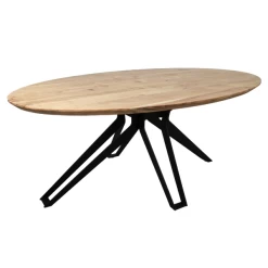 Eettafel Veneto 200x100cm Acaciahout - Naturel/zwart 6 Eettafel Veneto 200x100cm Acaciahout - Naturel/zwart -Collectie Woonkamermeubels Ontwerp zonder titel 2022 01 31T143538.418 59b5