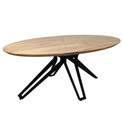 Eettafel Veneto 220x110cm Acaciahout - Naturel/zwart -Collectie Woonkamermeubels Ontwerp zonder titel 2022 01 31T143836.703 4b23