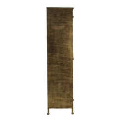 Vitrinekast Fletcher | 80 X 40 X 180cm | Antiek Goud-design -Collectie Woonkamermeubels Ontwerp zonder titel 2022 01 31T162318.297 94ed