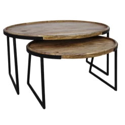 Salontafel Paulson Set Van 2 Mangohout - Naturel/zwart -Collectie Woonkamermeubels Ontwerp zonder titel 2022 02 07T131631.989 a2c6