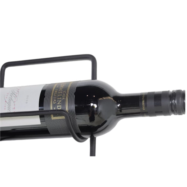 Flessenhouder Cabernet 4 Flessen - Zwart/naturel 3 Flessenhouder Cabernet 4 Flessen - Zwart/naturel - Afbeelding 3