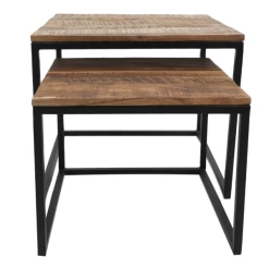 Salontafel Meike Vierkant Set Van 2 Mangohout En Metaal - Naturel/zwart -Collectie Woonkamermeubels Ontwerp zonder titel 2022 02 21T104903.392 4c70