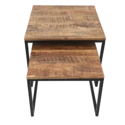 Salontafel Meike Vierkant Set Van 2 Mangohout En Metaal - Naturel/zwart -Collectie Woonkamermeubels Ontwerp zonder titel 2022 02 21T104932.621 4bc8