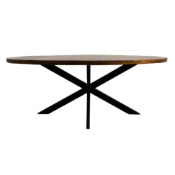 Eettafel Geraldton 180x100cm Mangohout - Naturel/zwart 8 Eettafel Geraldton 180x100cm Mangohout - Naturel/zwart -Collectie Woonkamermeubels Ontwerp zonder titel 2022 02 21T132931.770 905c