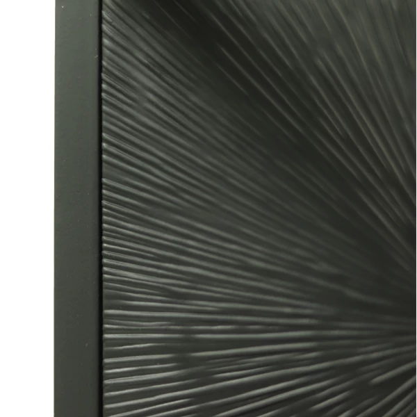 Wandbox Downton 25x25x18cm Mangohout En Metaal - Zwart 3 Wandbox Downton 25x25x18cm Mangohout En Metaal - Zwart - Afbeelding 3