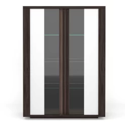 Vitrinekast Armin 130x45x180cm - Wit/bruin 9 Vitrinekast Armin 130x45x180cm - Wit/bruin -Collectie Woonkamermeubels Ontwerp zonder titel 2022 05 25T143109.598 0283