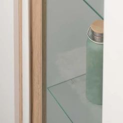 Vitrinekast Tannee 110x45x180cm 2 Deuren - Wit/eik 13 Vitrinekast Tannee 110x45x180cm 2 Deuren - Wit/eik -Collectie Woonkamermeubels Ontwerp zonder titel 2022 06 01T091725.943 0cbe