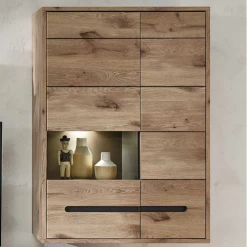 Hangkast Bellini 90cm 2 Deuren - Eik/antraciet