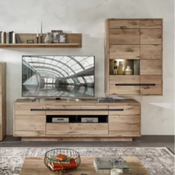 Hangkast Bellini 90cm 2 Deuren - Eik/antraciet -Collectie Woonkamermeubels Ontwerp zonder titel 2022 08 01T165900.760 acd8