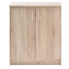Commode Ultima 74x35x86cm Met 2 Deuren - Sonoma Eik