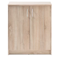 Commode Ultima 74x35x86cm Met 2 Deuren - Sonoma Eik